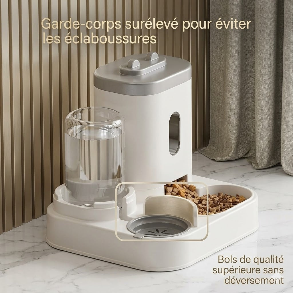 Garde-corps surélevé pour éviter les éclaboussures