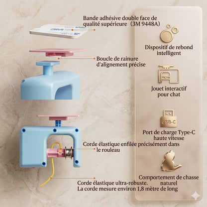 Jouet électrique interactif pour chat - vue 5